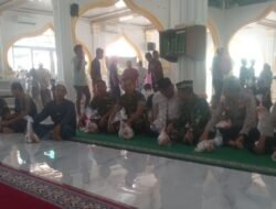 Kodim 0114/Aceh Jaya Hadiri Kenduri Maulid Nabi Muhammad SAW di Masjid Al-Muttaqin
