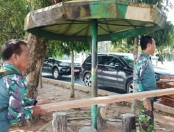 Barito Kuala Siaga Distribusi: Volume Kayu untuk Pos Kamling dan RTLH Dikirim ke Wanaraya