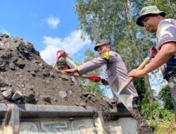 TMMD ke-126 Distribusikan Basecross untuk Pengerasan Jalan Sepanjang 1.850 Meter