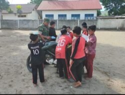 Babinsa Koramil 05/Panga Ajak Siswa SDN 1 Panga Tingkatkan Minat Baca Lewat Program Motor Pintar