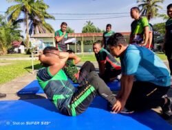 Kodim 0105/Aceh Barat Gelar Tes Kesegaran Jasmani Periodik II, Ukur Kemampuan Fisik Prajurit