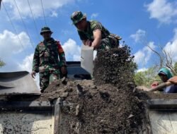 TNI Hadir untuk Desa Tumih, Pembangunan Terus Digencarkan