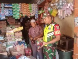 Babinsa Laksanakan Pengecekan Harga Sembako di Wilayah Kecamatan Jaya