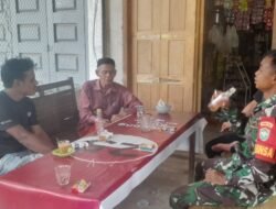 Babinsa Koramil 06/Teunom Ajak Warga Jaga Keamanan dan Kebersihan Lingkungan Gampong