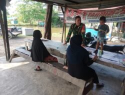 Babinsa Johan Pahlawan Komsos Bersama Warga Binaan