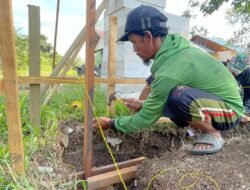 Pos Kamling Dibangun di Desa Tumih, Wujud Sinergi TNI dan Masyarakat