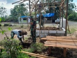 Pembangunan Pos Kamling TMMD Ke-126 Capai Progres Signifikan