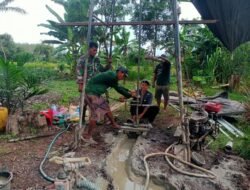 Satgas TMMD Jawab Krisis Air Bersih Warga Tumih