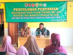 Edukasi Petani Lewat TMMD, Kodim 1005 Perkuat Kemandirian Desa