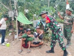 Dansatgas TMMD Ke-126 Tinjau Progres Rehabilitasi RTLH di Desa Tumih