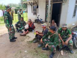 TNI dan Rakyat Menyatu di Tengah Pembangunan Desa Tumih