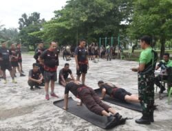 Kodim 1003/HSS Gelar Tes Kesegaran Jasmani untuk Meningkatkan Kemampuan Prajurit