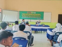 TNI dan Polisi Sambangi SMA 1 Wanaraya, Edukasi Narkoba dan Kamtibmas