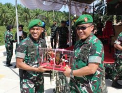 Danpusterad Tinjau Fasilitas Yonif TP 826/Benuo Taka Bekerai, Pastikan Kesiapan Satuan