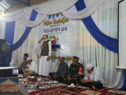 Babinsa Hadiri Malam Tasyakuran Hari Jadi Desa Abumbunjaya ke-27