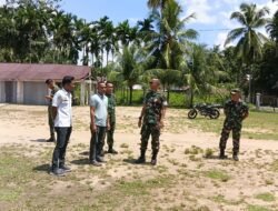 Dandim 0114/Aceh Jaya Tinjau Lokasi Rencana Pembangunan KMP di Ladang Baro