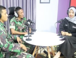 Kodim 1003/HSS Berikan Informasi Rekrutmen TNI, Inspirasi Pengabdian TNI dan Kegiatan HUT TNI Ke 80 Melalui Podcast