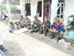 TMMD Ke-126: Kopi Hangat, Semangat Tetap Terjaga