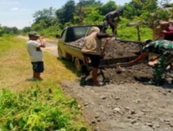Jalan TMMD Terwujud Lewat Kerja Sama dan Gotong Royong