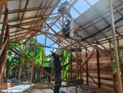 RTLH untuk Kai Salamun, Hasil Kolaborasi TNI dan Masyarakat