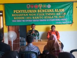 TMMD Ke-126 Hadirkan BPBD untuk Tingkatkan Kesiapsiagaan Warga Tumih