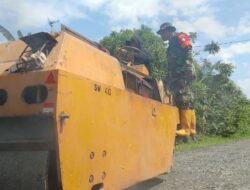 TMMD Ke-126: Pengerasan Jalan Desa Tumih Dikawal Langsung Dan SSK