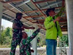 Mushola Nurul Ikhsan Direhabilitasi, Sinergi TNI dan Warga Desa Tumih Terlihat