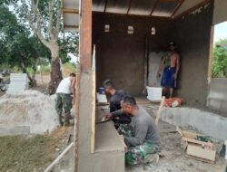 TMMD Ke-126, Poskamling Desa Tumih Masuki Tahap Lanjutan