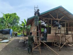 TMMD Ke-126: Tangan Prajurit TNI Hadirkan Senyum di Rumah Kai Salamun