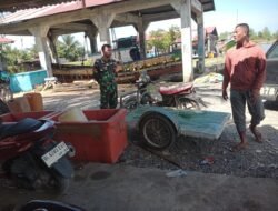 Babinsa Desa Padang Seurahit Lakukan Komsos Bersama Masyarakat Binaan