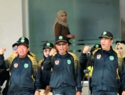 Kontingen Tapin Siap Berlaga di Porprov Kalsel 2025, Kasdim 1010/Tapin Hadiri Pelepasan