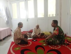 Babinsa Koramil 01/Jaya Silaturahmi dengan Nyak Sandang, Saksi Sejarah Penyumbang Pesawat Seulawah untuk Republik Indonesia