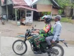 Babinsa dan Linmas Gelar Patroli Siskamling, Wujud Nyata Komitmen TNI dalam Menjaga Keamanan