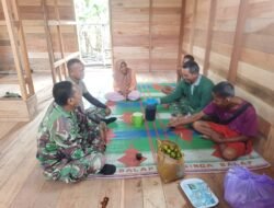 Sentuhan Kemanusiaan Satgas TMMD, Hangatkan Hati Keluarga Kai Salamun