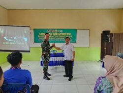 Satgas TMMD Kodim 1005/Barito Kuala Gelar Sosialisasi Rekrutmen TNI di SMA 1 Wanaraya