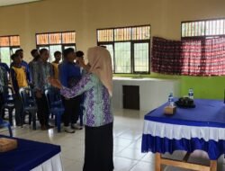 Kodim 1005/Barito Kuala Ajak Siswa Wanaraya Jadi Prajurit Tangguh