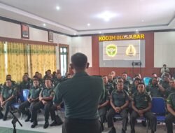 Kodim 0105/Aceh Barat Gelar Pembinaan Mental untuk Prajurit, Wujudkan Mental yang Kuat