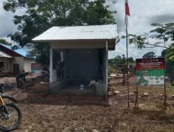 TMMD Ke-126 Kodim 1005/Barito Kuala Percepat Pembangunan Pos Kamling Wujudkan Lingkungan Aman