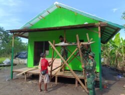 TMMD Bangunkan Rumah, Hidup Baru untuk Kai Salamun Dimulai