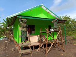 TMMD Kodim 1005/Barito Kuala Hadirkan Rumah Layak untuk Kai Salamun di Desa Tumih