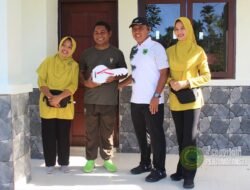 Dandim 1808/Mansel Serahkan Kunci Rumah Dinas Baru, Wujudkan Kesejahteraan Prajurit