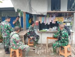 TMMD Ke-126: Obrolan Santai di Warung Jadi Media Pemberdayaan Warga