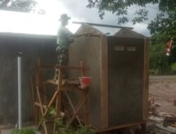 TMMD Ke-126 Wujudkan Lingkungan Sehat di Desa Tumih dengan Pembangunan WC Umum