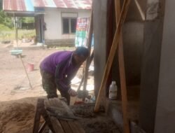 TMMD Ke-126: Warga Tumih dan TNI Bersatu Bangun WC Umum