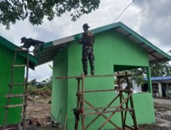 TMMD Ke-126 Kodim 1005/Barito Kuala Selesaikan Pembangunan Poskamling di Tumih