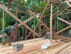 TMMD Ke-126 Dorong Percepatan Rehabilitasi RTLH di Desa Tumih