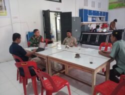 Babinsa Lakukan Komsos Bersama Aparatur Desa Rundeng