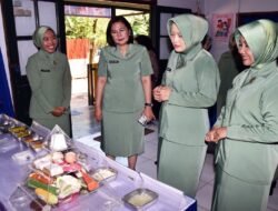 Ketua Persit KCK Daerah XXIV/Mandala Trikora Tinjau Langsung Kegiatan Pendidikan dan Posyandu Kodim 1707/Merauke