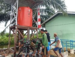 Senyum Warga Tumih Sambut Mengalirnya Air Bersih TMAB TMMD Ke-126