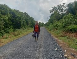 Senyum Warga Tumih Menyambut Jalan Baru Hasil TMMD